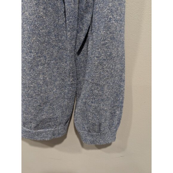 Prana Men's Marled Blue Long Sleeved Lightweight Sweater Crew Neck Size L - Picture 15 of 16